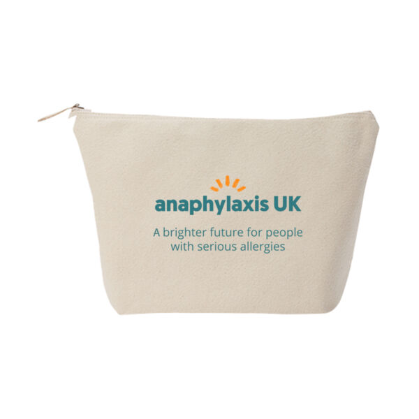 Anaphylaxis UK Canvas Accessory Bag Thumbnail