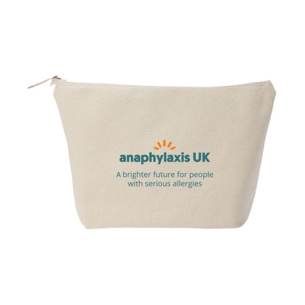 Anaphylaxis UK Canvas Accessory Bag Thumbnail
